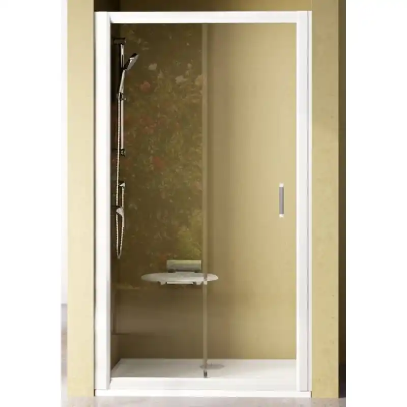 Neue Ware RAVAK Rapier Duschabtrennung schiebbare Nischtür NRDP2-100 L weiß / transparent
