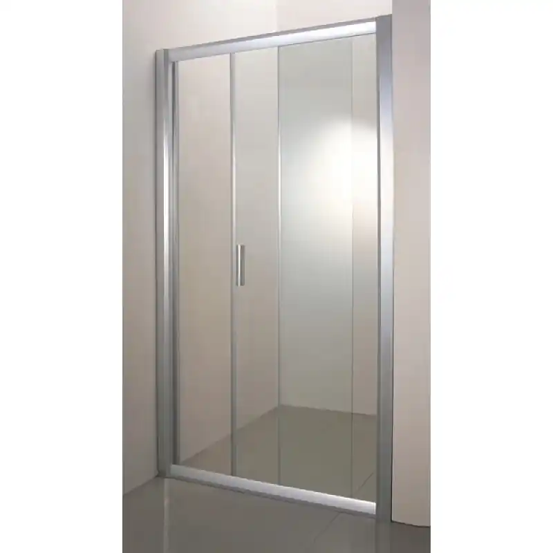 RAVAK Rapier Duschabtrennung schiebbare Nischtür NRDP2-100 R satin / Transparent Highlight