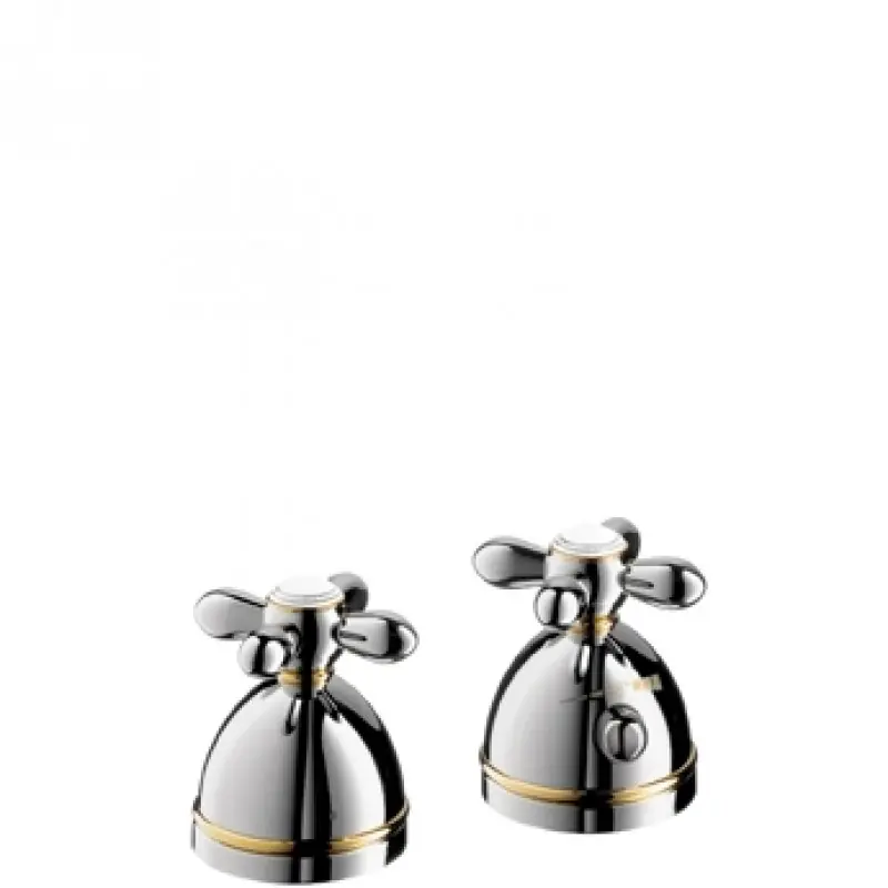 Garantierte Lieferung 2-Loch Wannenrandthermostat mit Kreuzgriffen DN15 17480000 chrom