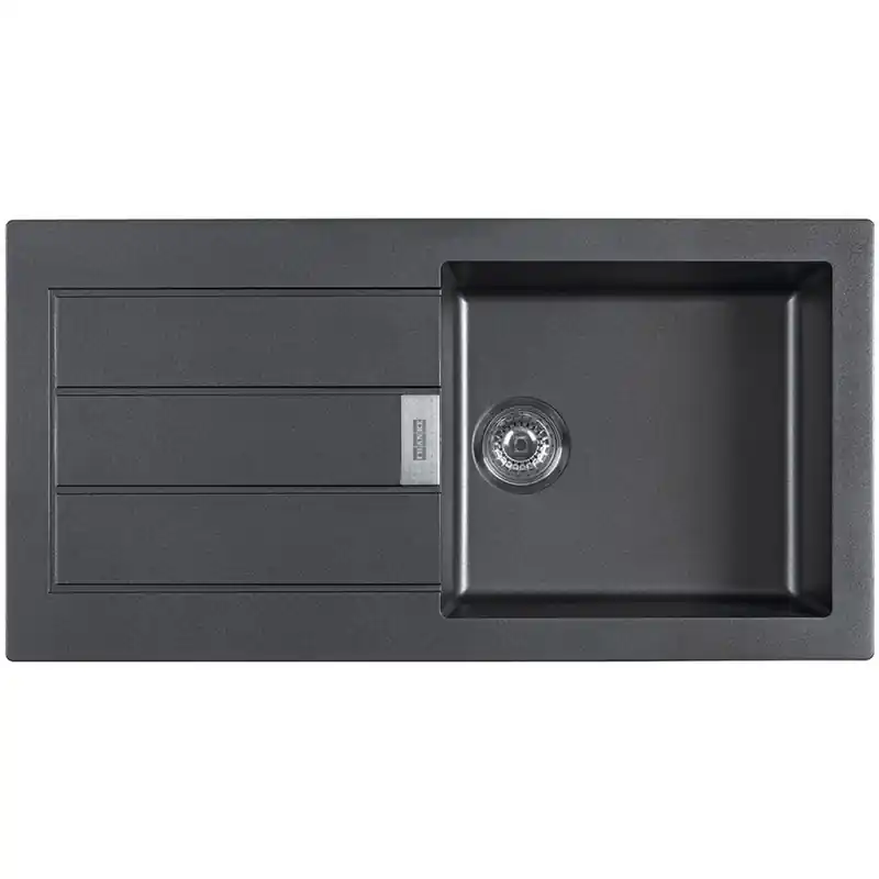 Franke Sirius SID 611, 1000x510 mm, Spüle tectonite schwarz 114.0120.458 Nur Für Kurze Zeit