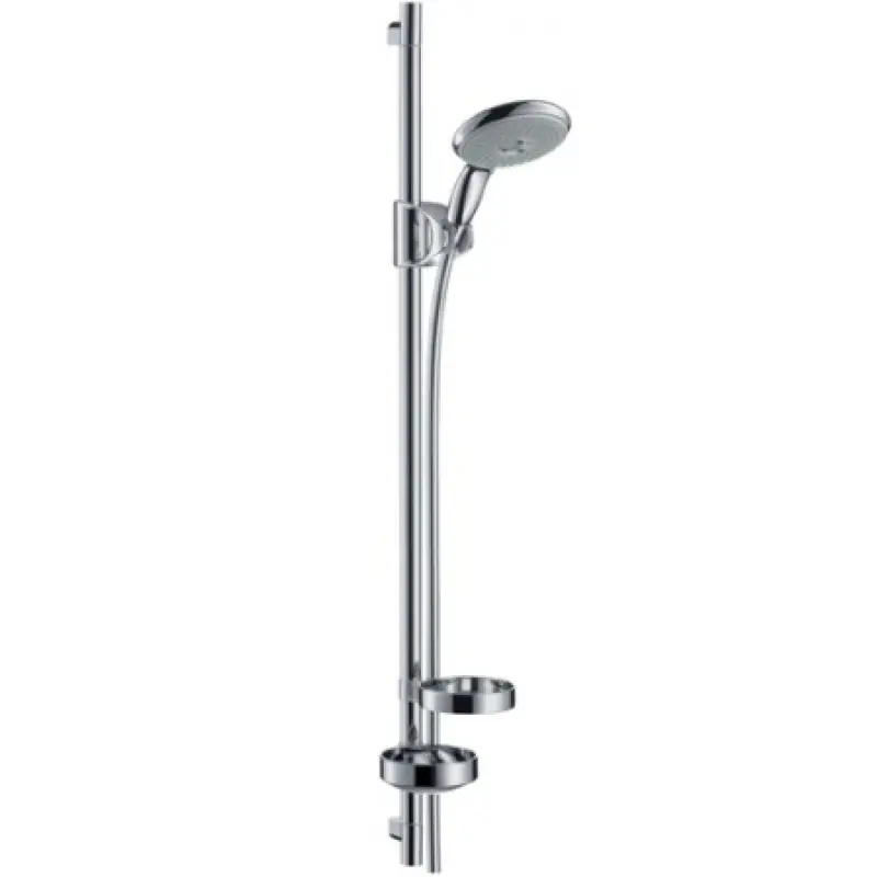 Hansgrohe Brauseset Raindance E 120 Air 3jet, chrom, mit 90 cm Brausestange Unica 27885000 Rabatt
