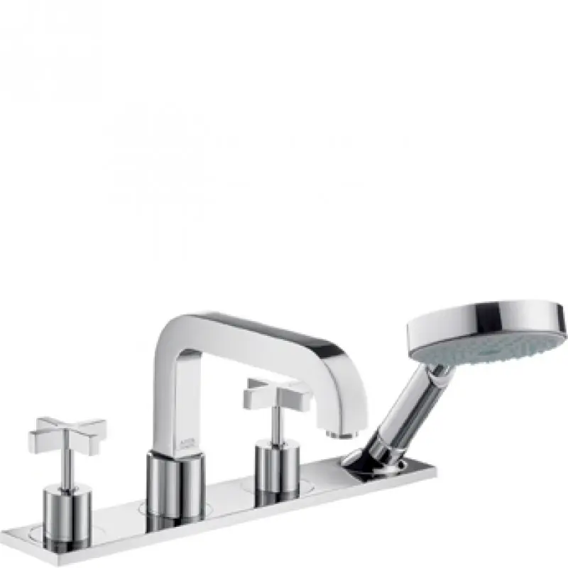 Hansgrohe Axor Citterio 4-Loch Wannenrandarmatur mit Kreuzgriffen chrom 39443000 Meistverkauft