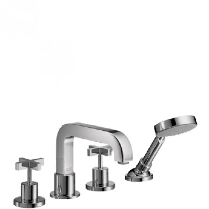 Hansgrohe Axor Citterio 4-Loch Wannenrandarmatur mit Kreuzgriffen 39445000 Abverkauf