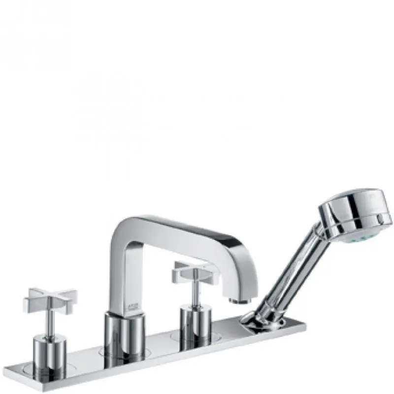 Hansgrohe Axor Citterio 4-Loch Fliesenrandarmatur mit Kreuzgriffen chrom39452000 Top-Angebot