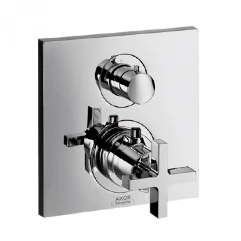 Hansgrohe Axor Citterio Thermostatbatterie mit Absperrventil mit Kreuzgriff 39705000 Knallerangebot
