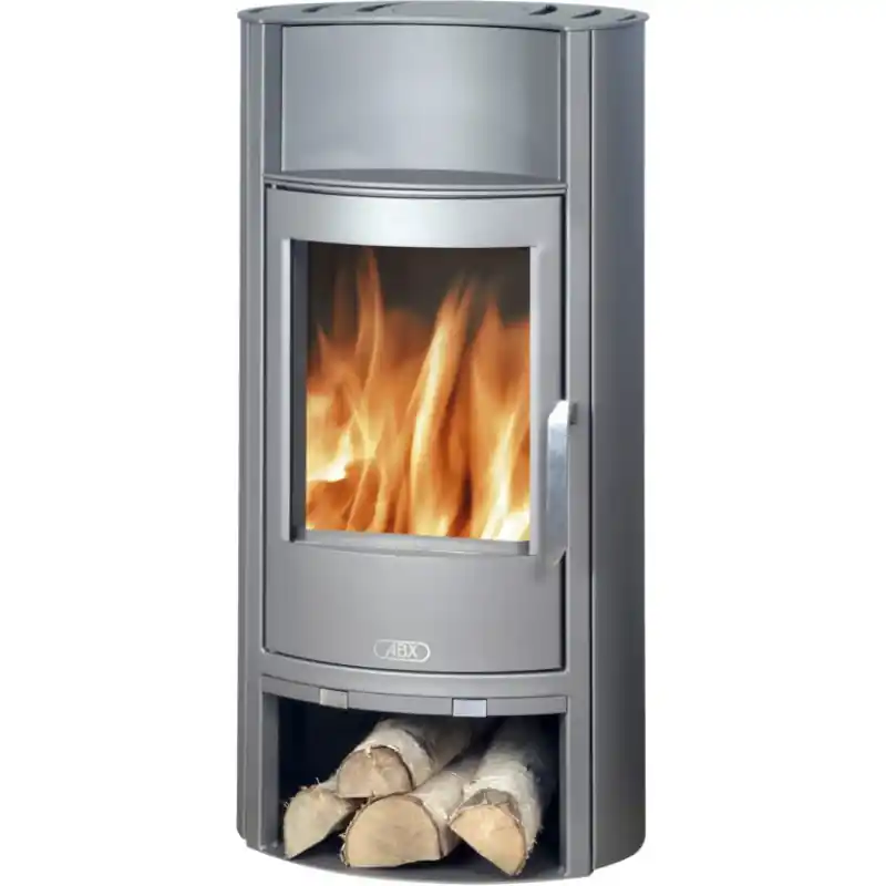 Top-Angebot ABX PORI Holz-Kaminofen, grau 4671-5S