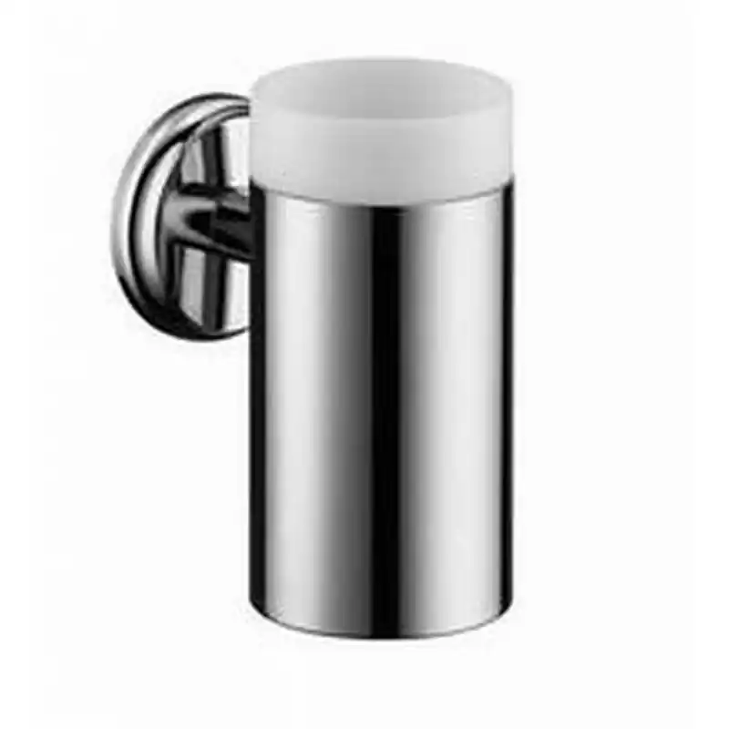 Schneller Versand Hansgrohe Logis Classic Zahnputzbecher aus Keramik mit Halter chrom 41618000