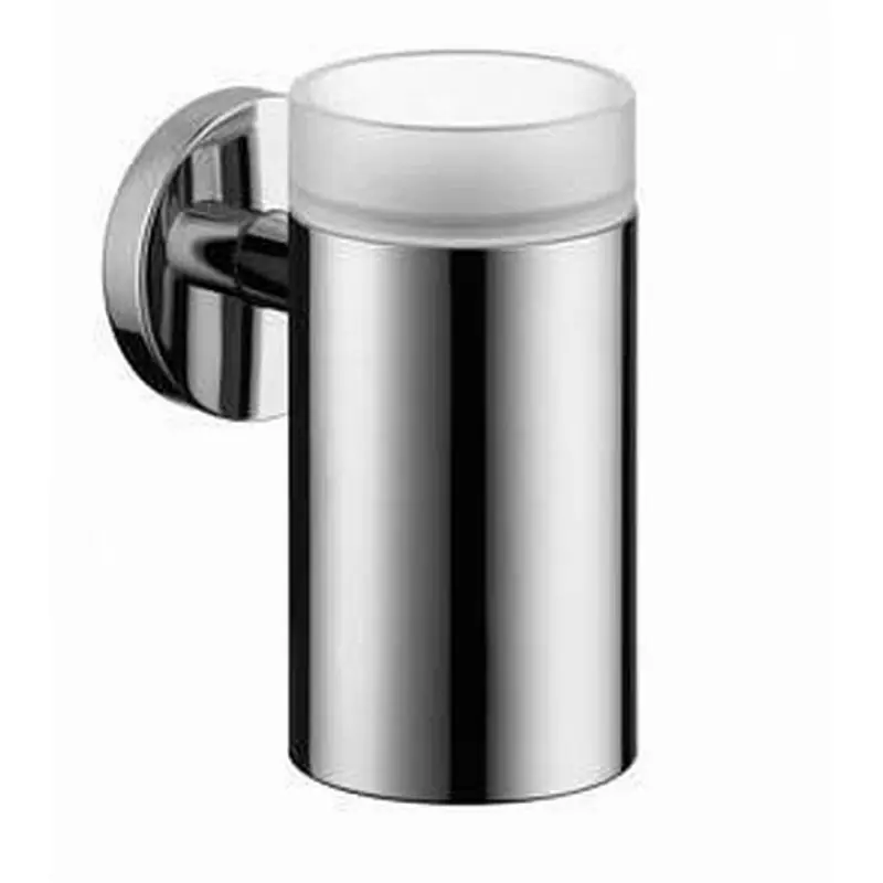 Hansgrohe Logis E/S Zahnputzbecher aus Glas mit Halter chrom 40518000 Top-Seller