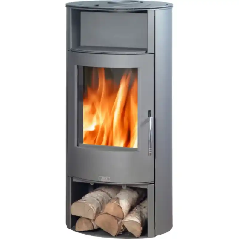Direkt Vom Hersteller ABX ISLAND Holz-Kaminofen, schwarz+Sandstein 4672-5P