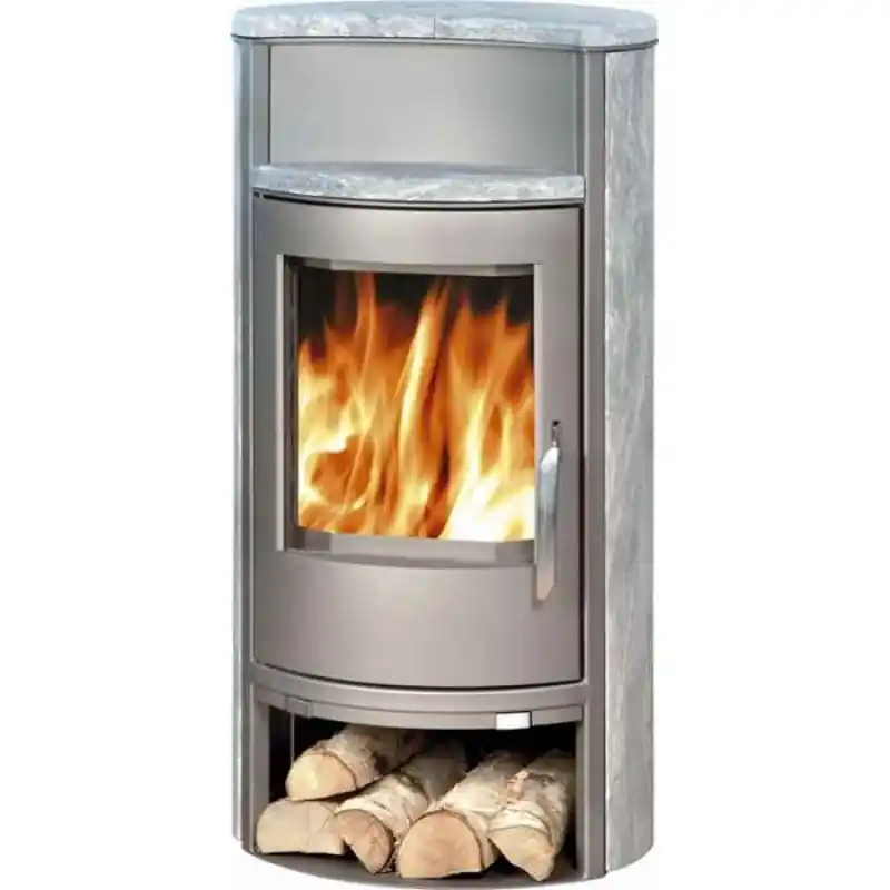 ABX PORI Holz-Kaminofen, grau+Speckstein flat 4671-7M Jetzt Bestellen