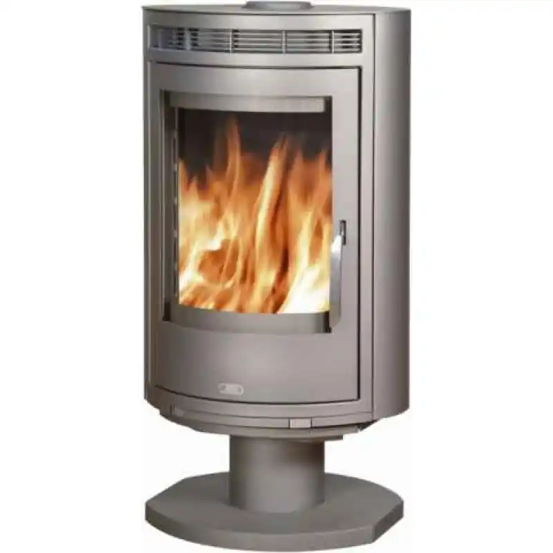 Sonderaktion ABX ARKTIS 8 drehbar, Holz-Kaminofen, grau + Speckstein 4655-8OM
