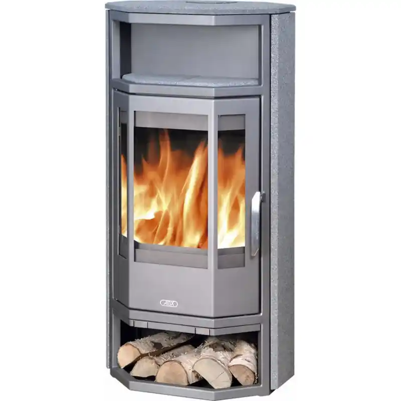 ABX TAMPERE 4647-8-II Kaminofen, syenit inkl. Obenteil Markenware