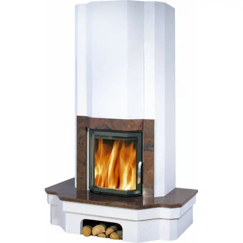 Schnäppchen ABX DERBY KLASIK Holz-Kamin, wandartig,Prisma,Granit-paradiso 5601-7P