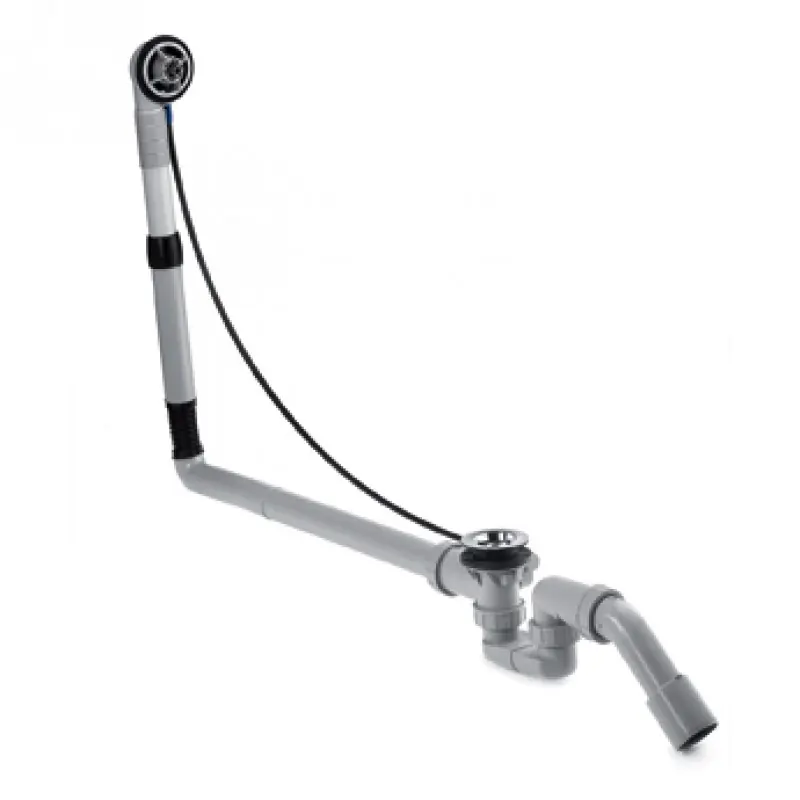 Ausverkauf Hansgrohe Grundk. Flexaplus Wannenab- und Überlaufgarnitur 11" mit Überlaufrohr 58146180