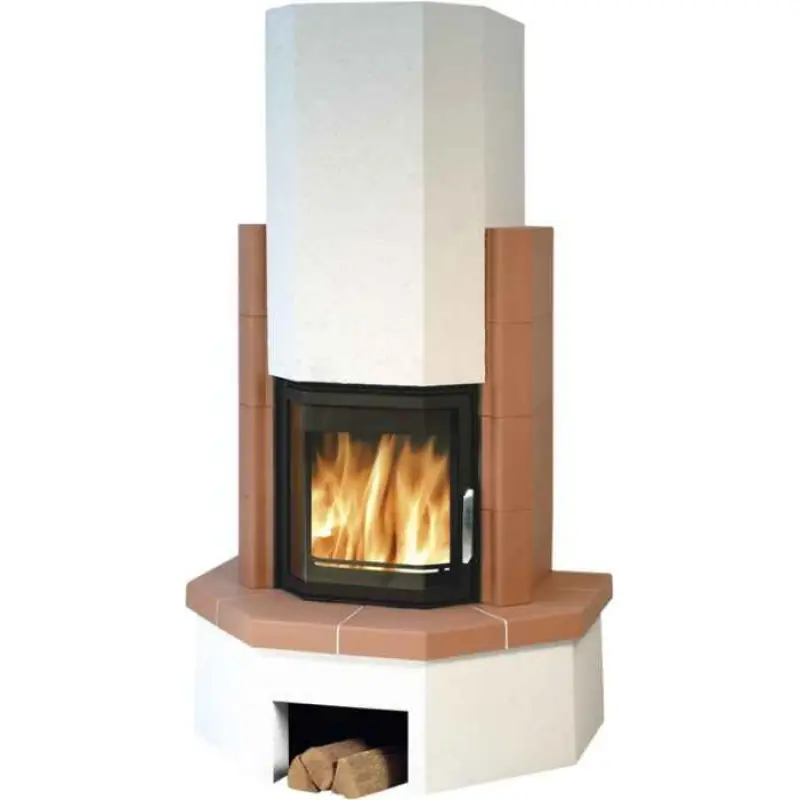 Zertifiziert ABX TOSCA 5608-7 Kachelofen-Kaminbausatz, cotto 5608-7