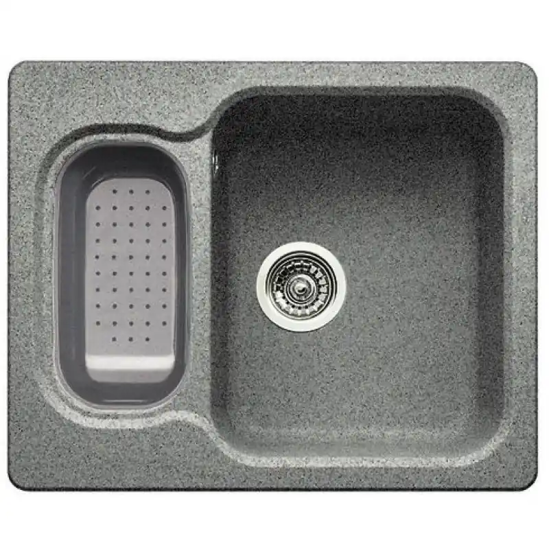 BLANCO Nova 6 Silgranit PuraDur II mit Becken alumetalic 511698 Echt