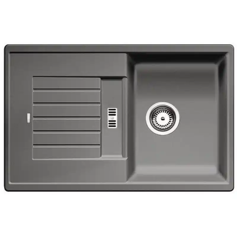 Sichere Zahlung BLANCO Zia 45 S Silgranit PuraDur II Einbauspüle alumetallic, 514725