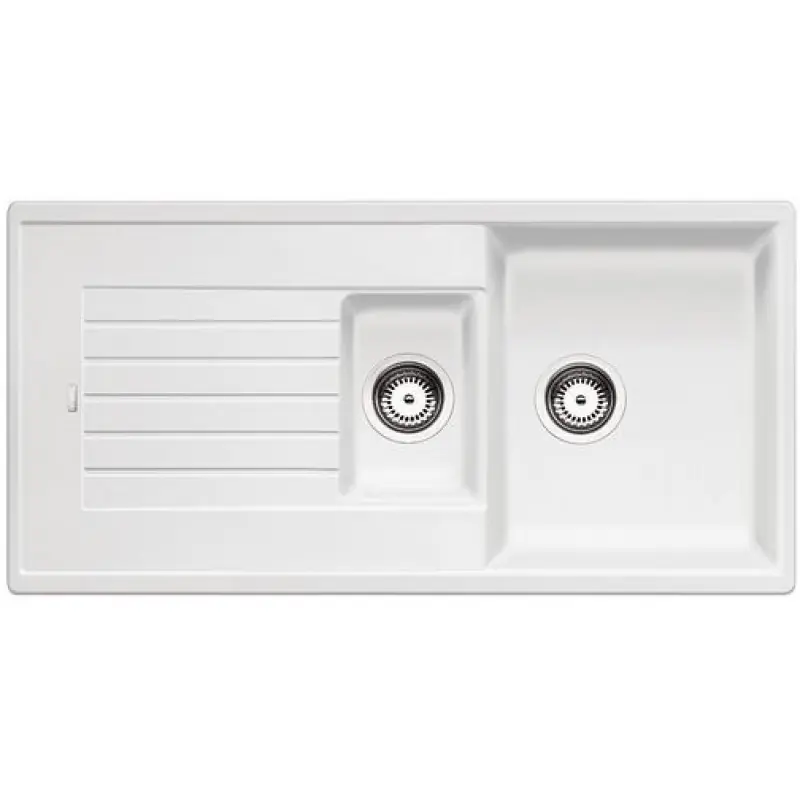 BLANCO Zia 6 S Silgranit PuraDur II Einbauspüle weiß, 514742 Sonderangebot