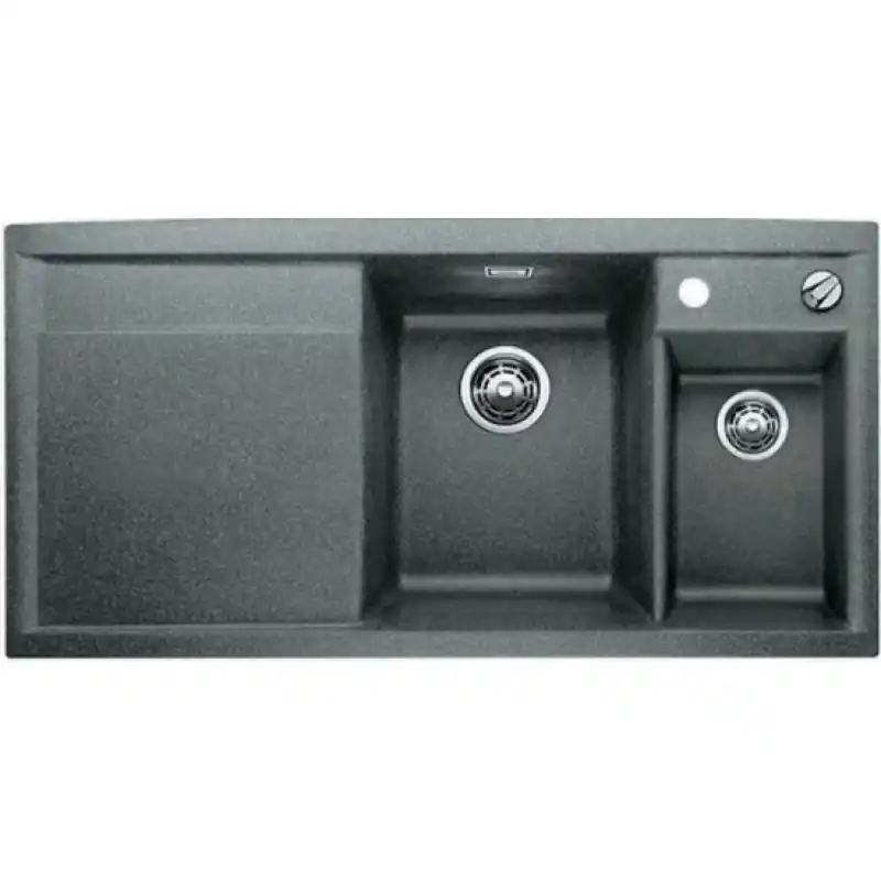BLANCO Axia II 6 Spüle rechts mit exzenter alumetalic 516839 Sonderangebot