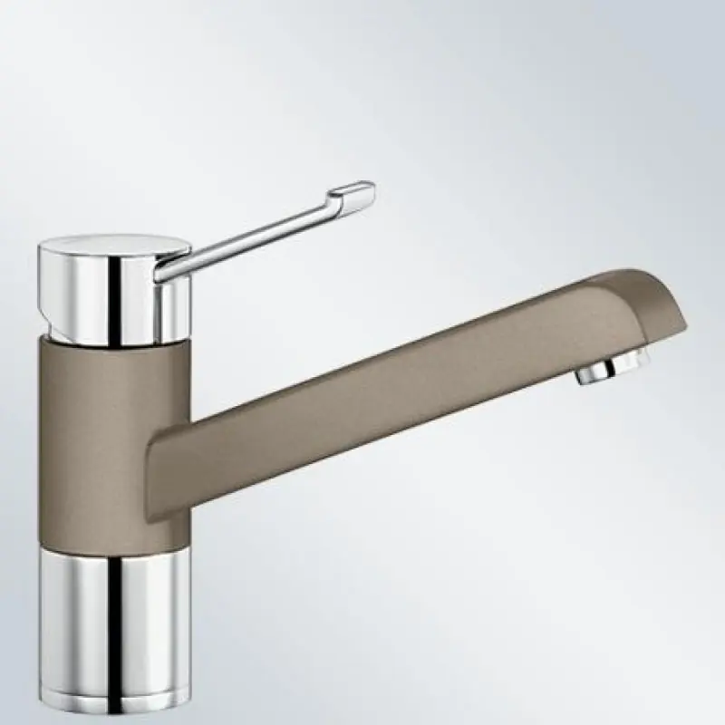 BLANCO ZENOS Küchenarmature tartufo/chrom 517814 Preisreduziert
