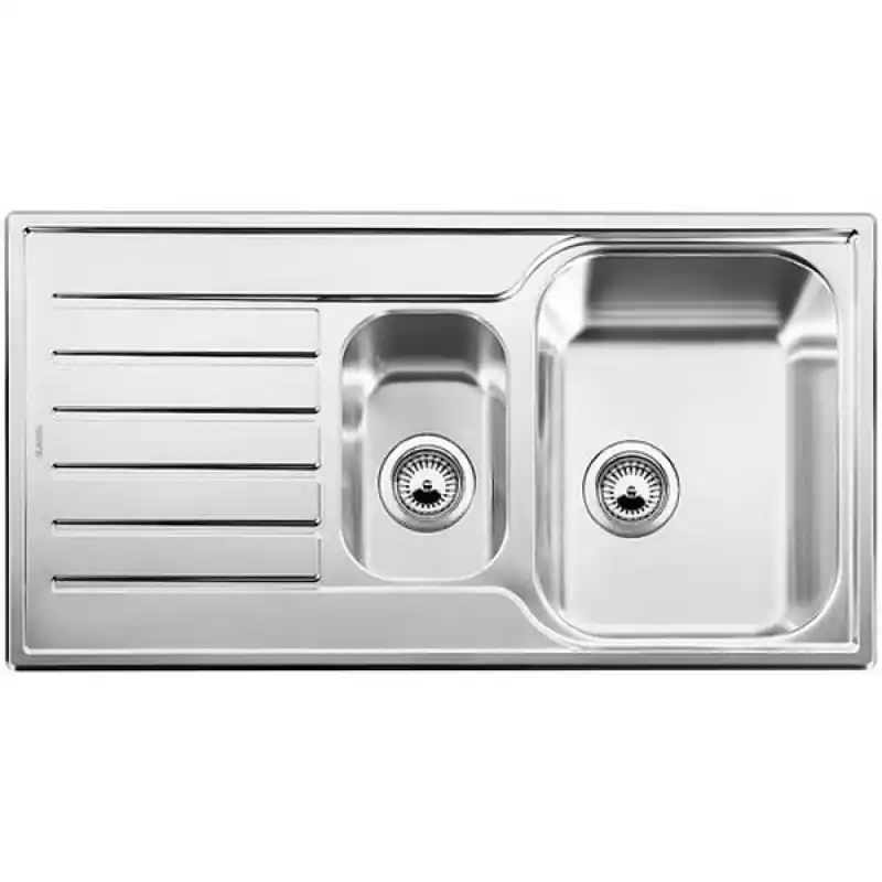 Must-Have BLANCO LANTOS 6 S-IF Spüle, Edelstahl Bürstfinish, ohne Exzenter, 517035