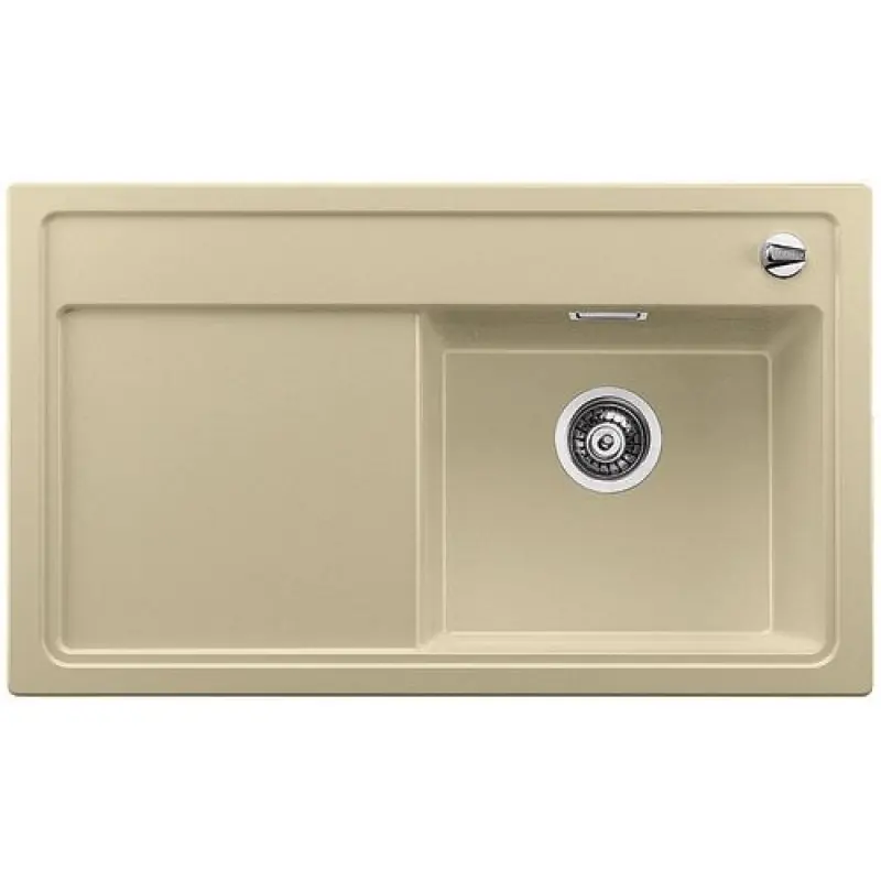 Markenware BLANCO ZENAR 45 S Spüle mit Drehexcenter champagne rechts 516664