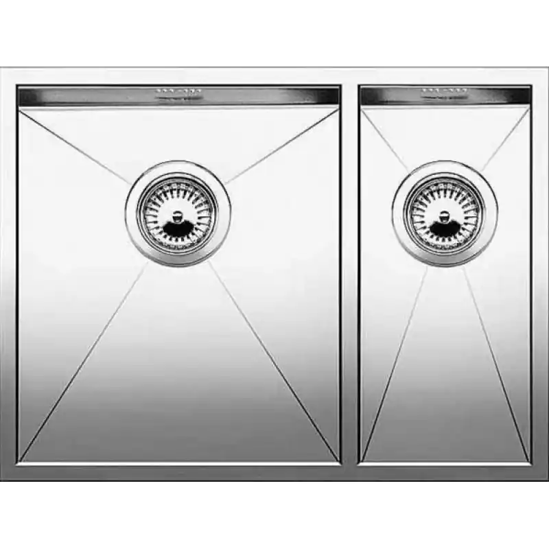 Garantierte Lieferung BLANCO Zerox 340/180 - U Spüle Edelstahl links ohne exzenter 517254