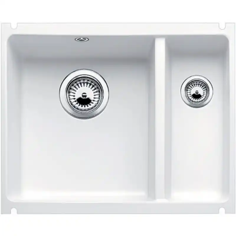 Preis Gesenkt BLANCO Subline 350/150-U Spüle Kristallweiss ohne exzenter 514522