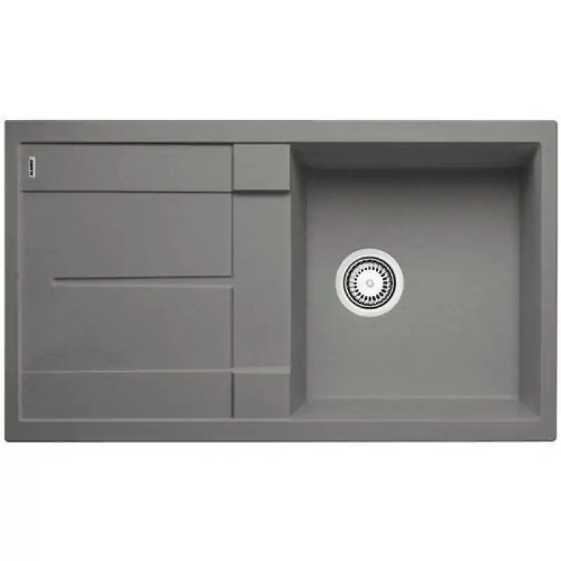 Rabatt BLANCO METRA 5 S felsgrau Silgranit PuraDur II 518872