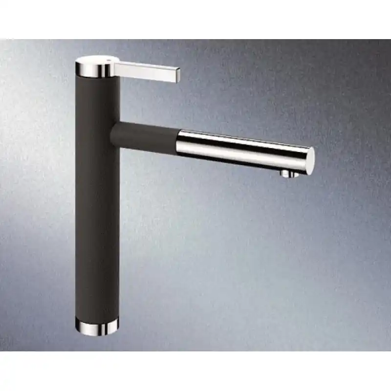 Expressversand BLANCO LINEE-S silgranitlook - felsgrau / chrom HD 518 804