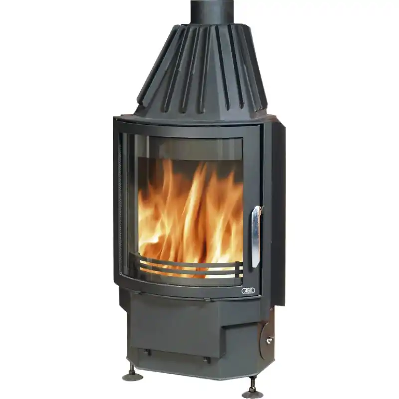 ABX DERBY 657 Holz-Kamineinsatz, walziges Glas 6572008V Super-Preis