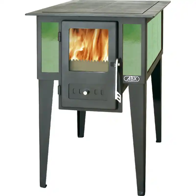Mega-Angebot ABX KABOUREK Kochherd für Holz und Kohl, grün 6934Z