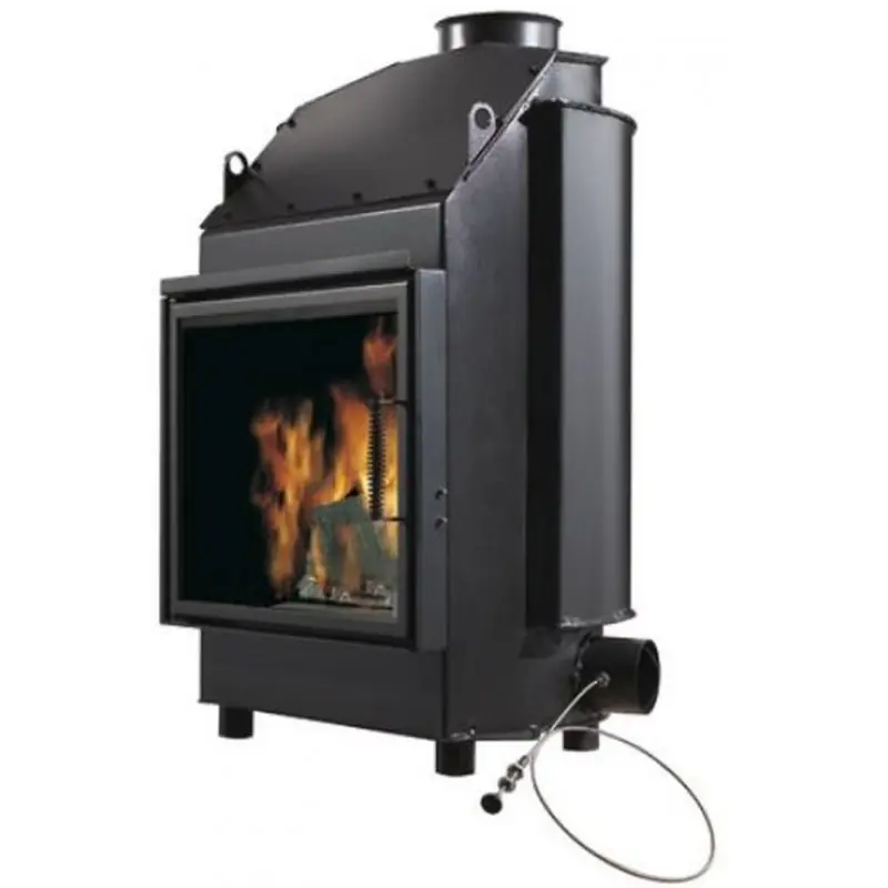 Schneller Versand EDILKAMIN IDRO 30/cs Holz-Kamineinsatz wasserführend 627000 geschlossener System