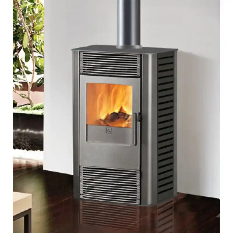 EDILKAMIN FUNKY Holz-Kaminofen, luftführend, anthrazit, 641660 Sonderaktion