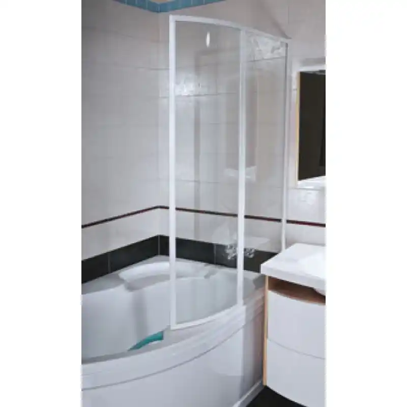 RAVAK VSK2 ROSA 160 R Transparent, Badewannenabtrennung 76P90100Z1 Billig