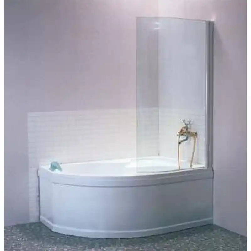 RAVAK EVSK1 - 100 R Rosa Transparent, Badewannenabtrennung 76PA0100Y1 Versand Am Gleichen Tag