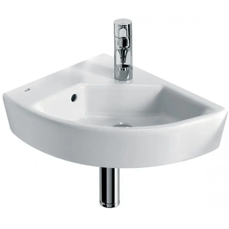 Roca Hall Eck-Handwaschbecken 35x43 cm links 7327623000 Zertifiziert