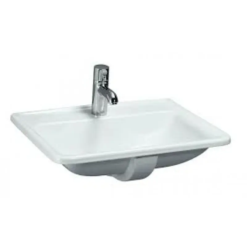LAUFEN PRO A Einbau-Waschtisch 56x44 mit Hahnloch 8.1396.1.000.104.1 Billig