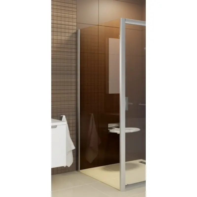 RAVAK BLIX Duschabtrennung feste Duschwand BLPS-80 weiß / Transparent Angebot