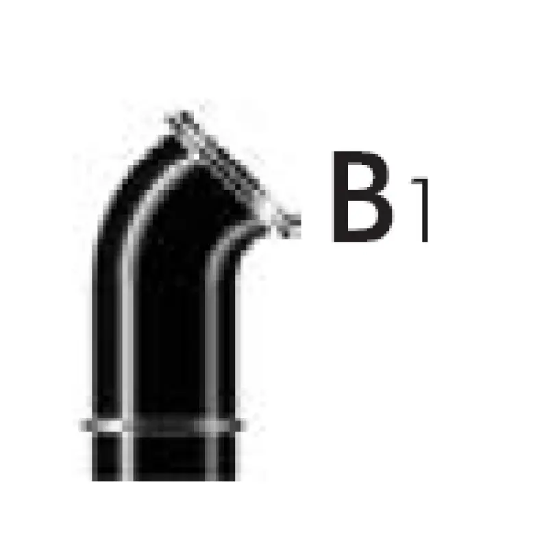 Kniestück 80/45 schwarz EC45/80N Highlight