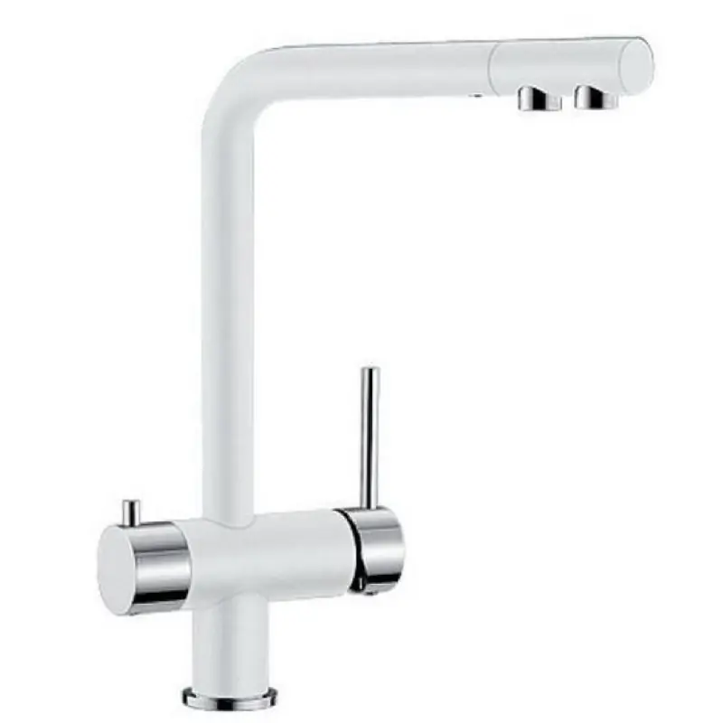 Echt BLANCO Fontas Küchenarmatur weiß / chrom 518506