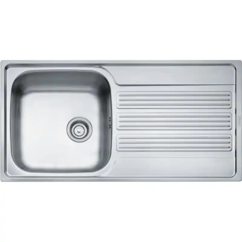Markenware Franke Galileo GOX 611/2 Edelstahl Einbauspüle links 101.0178.607