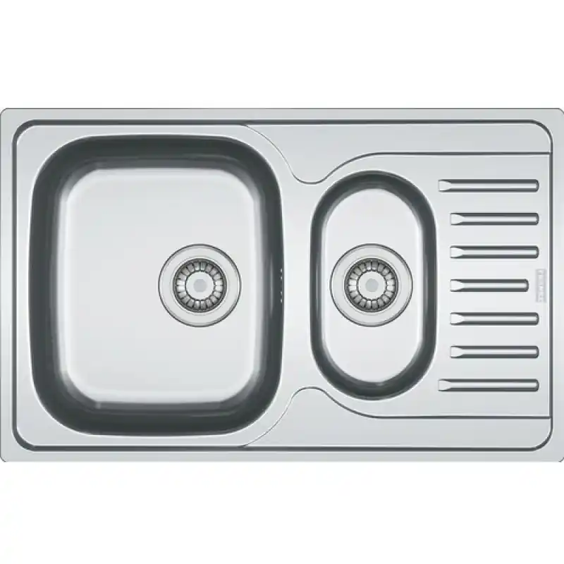 Zertifiziert Franke Polar PXN 651-78, 780x490 mm Edelstahl Einbauspüle 101.0252.192