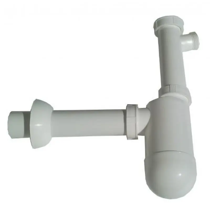 Online Kaufen Abusanitair Flaschensiphon R 1 1/2" x 40 weiß mit Geräteanschluss 3122100S099