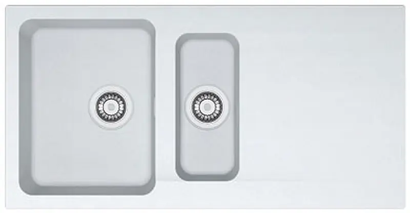 Nur Heute Franke Orion OID 651, 1000x510 mm, Spüle tectonite weiß 114.0286.462