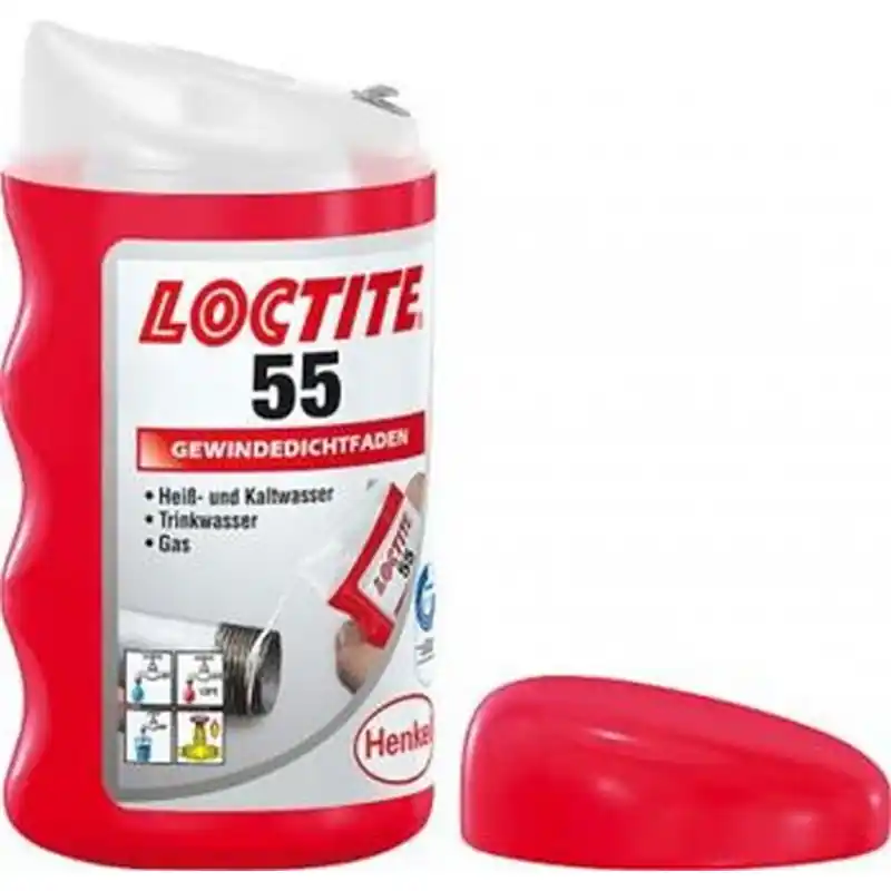 LOCTITE Gewindedichtfaden 55, Zulassung , Spender 160 m Neuheit