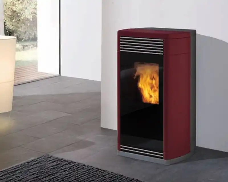 Highlight EDILKAMIN FLEXA Pelletofen, rot, 656050