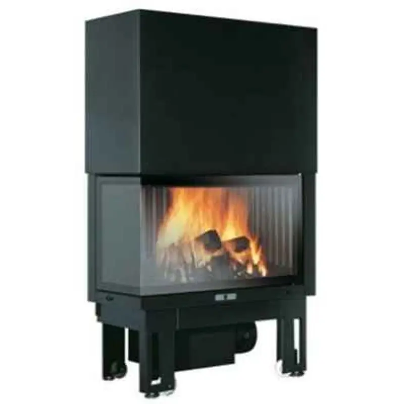 Neuheit EDILKAMIN TITANO Plus N Holz-Kamineinsatz, einteiliges Glas, linke 667860