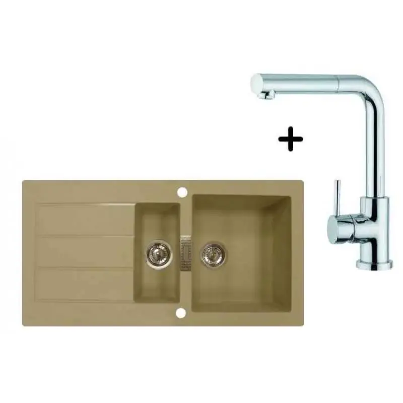 Franke SET T6 Tectonite Spüle SID 651 cafe + Küchenarmatur FN 0147 Sichere Zahlung