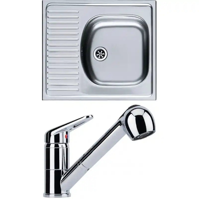 Franke SET N6 Edelstahlspüle ETN 611-58 + Küchenarmatur FC 9547.031 Wochenendangebot